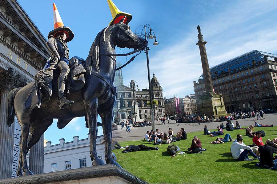 Duke of Wellington and George Square